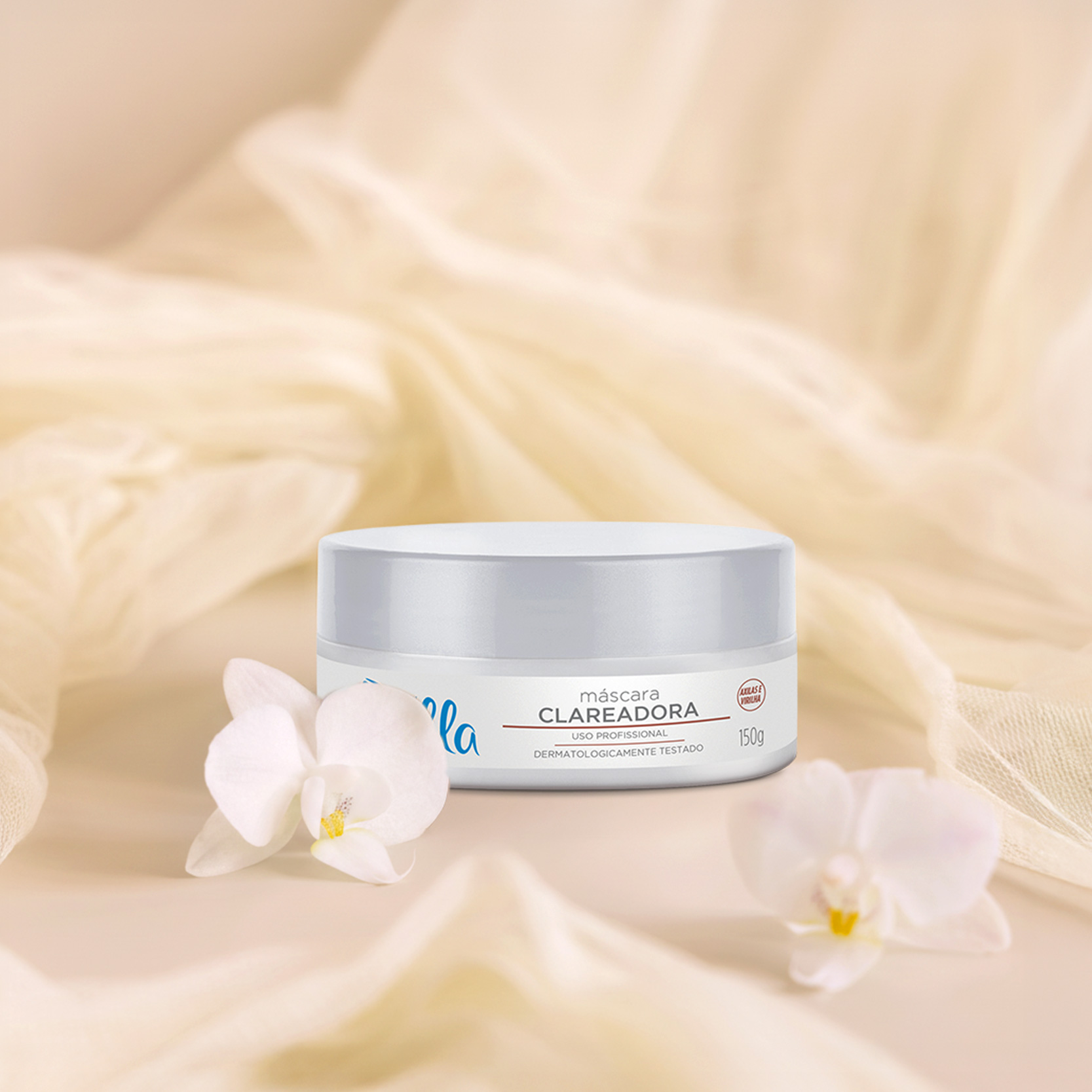 Máscara Clareadora Argila Branca